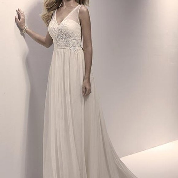 SZ 10 Wedding Dress, Antique Ivory, NEW! - Picture 3 of 5